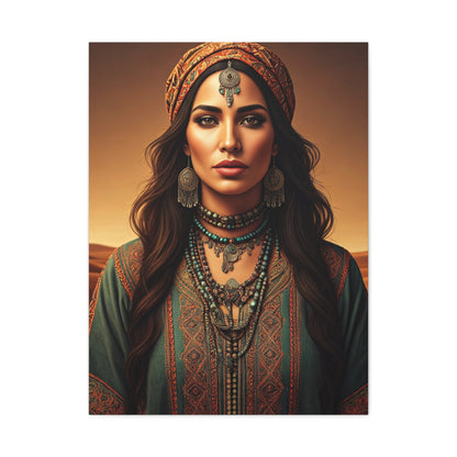 Tribal Grace Bohemian Queen Wall Art & Canvas Prints