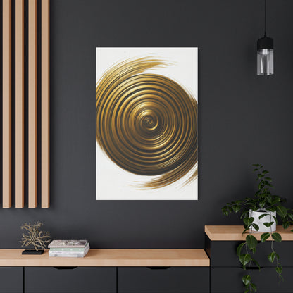 Molten Gold Vortex Wall Art & Canvas Prints