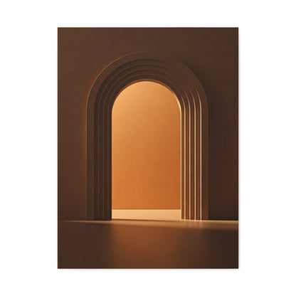 Warm Architectural Archway Glow Wall Art & Canvas Prints