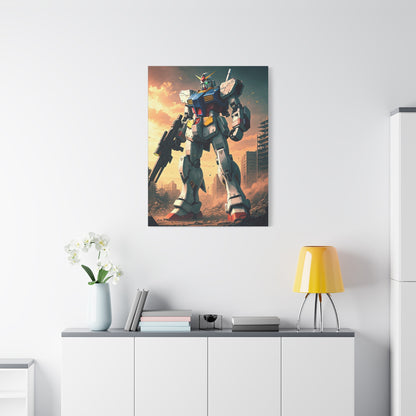 Mecha Guardian of the Ruins Wall Art & Canvas Prints