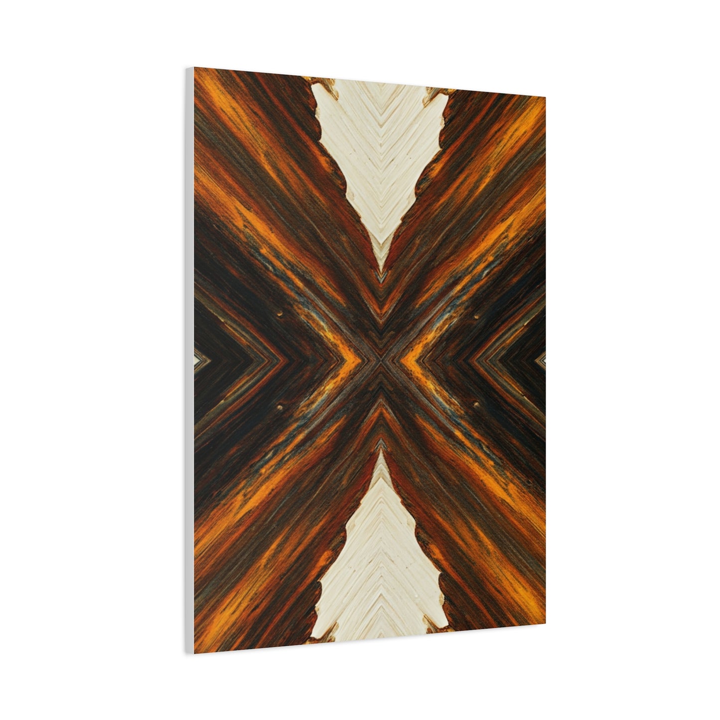 Symmetrical Earth Cross Abstract Wall Art & Canvas Prints