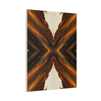 Symmetrical Earth Cross Abstract Wall Art & Canvas Prints