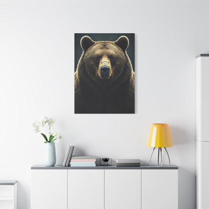 Intense Bear Gaze Wildlife Wall Art & Canvas Prints