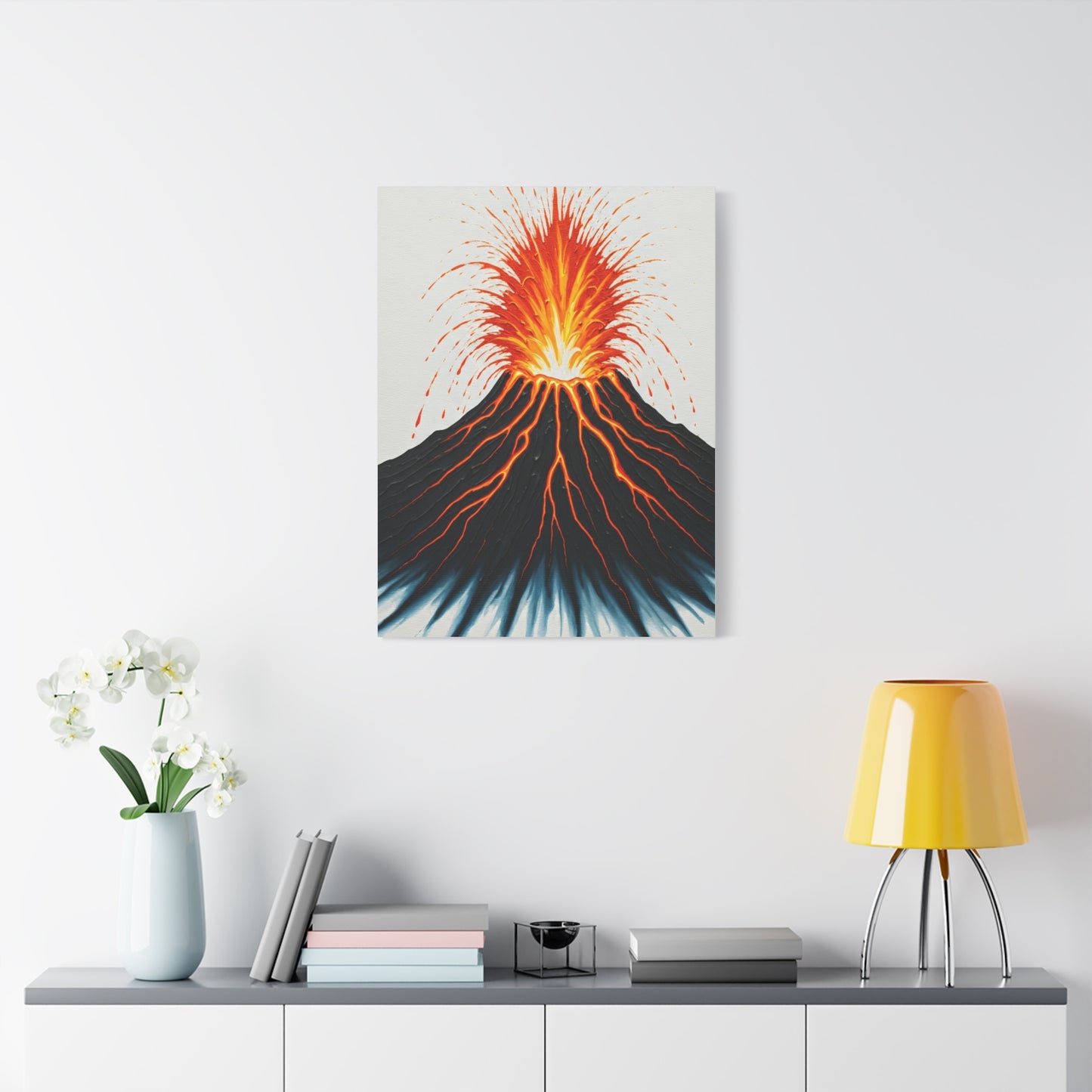 Volcanic Energy Abstract Wall Art & Canvas Prints