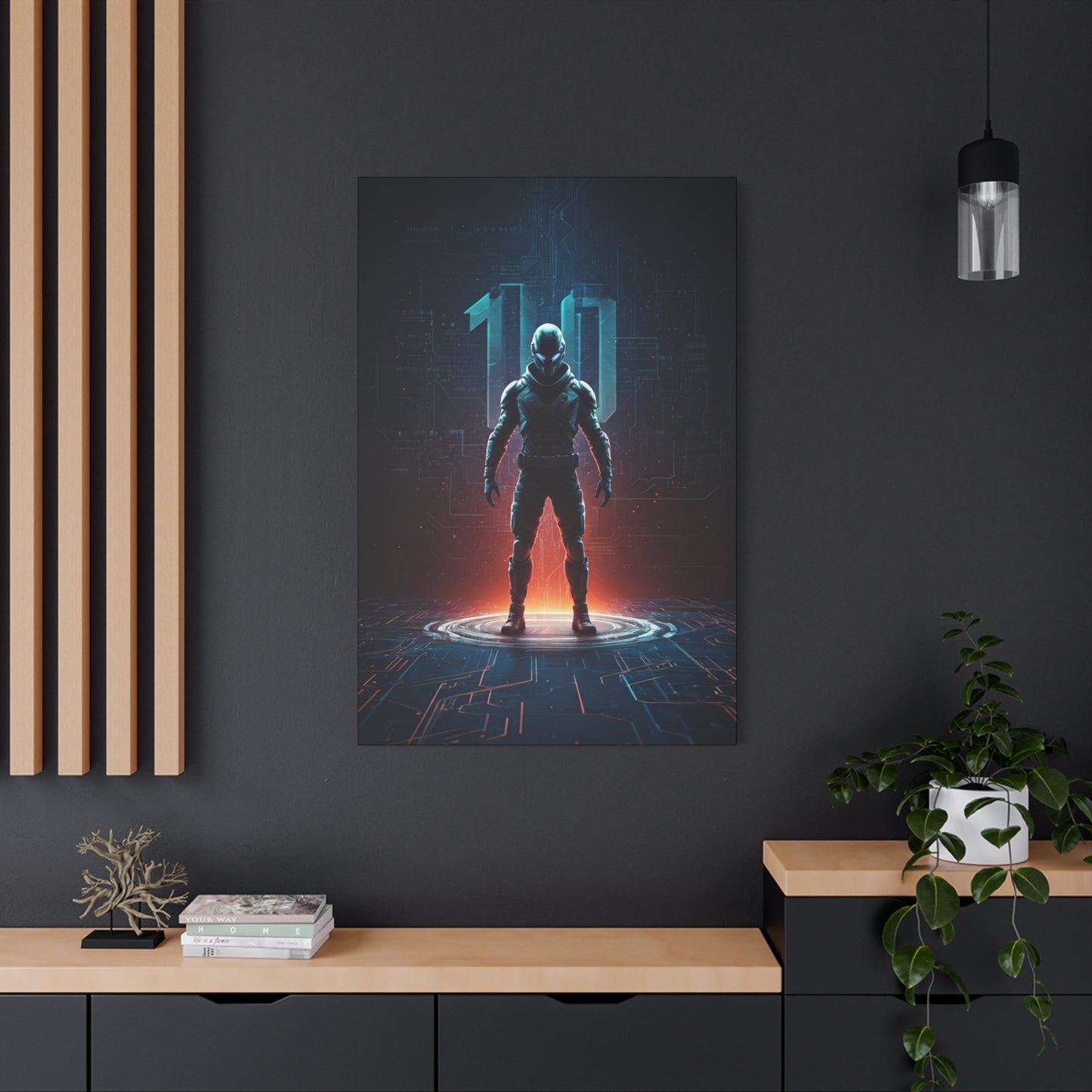 Digital Ascension Warrior Wall Art & Canvas Prints