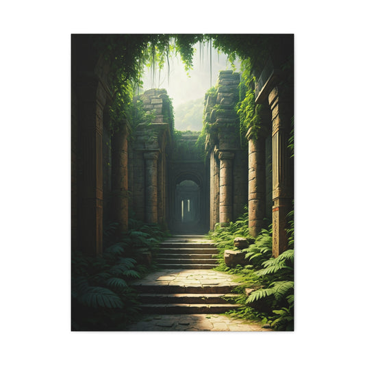 Temple Pathway of Light Wall Art & Canvas Prints