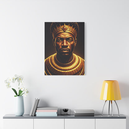 Golden Sovereign King Portrait Wall Art & Canvas Prints