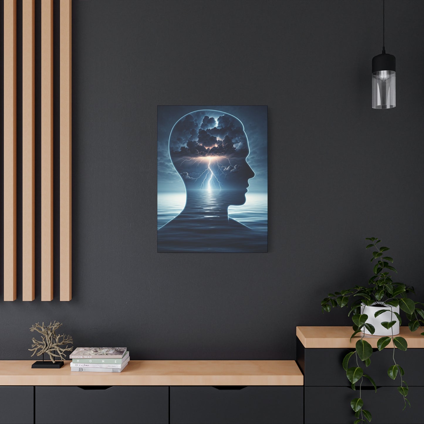Mind Storm Reflection Wall Art & Canvas Prints