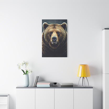 Golden Hour Bear in Pine Forest Wall Art & Canvas Prints