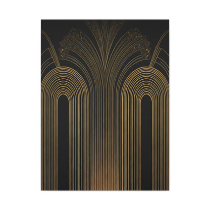 Golden Archway Symphony Art Deco Wall Art & Canvas Prints