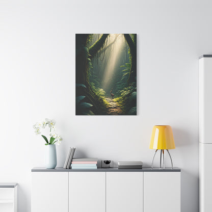 Jungle Pathway of Light Wall Art & Canvas Prints