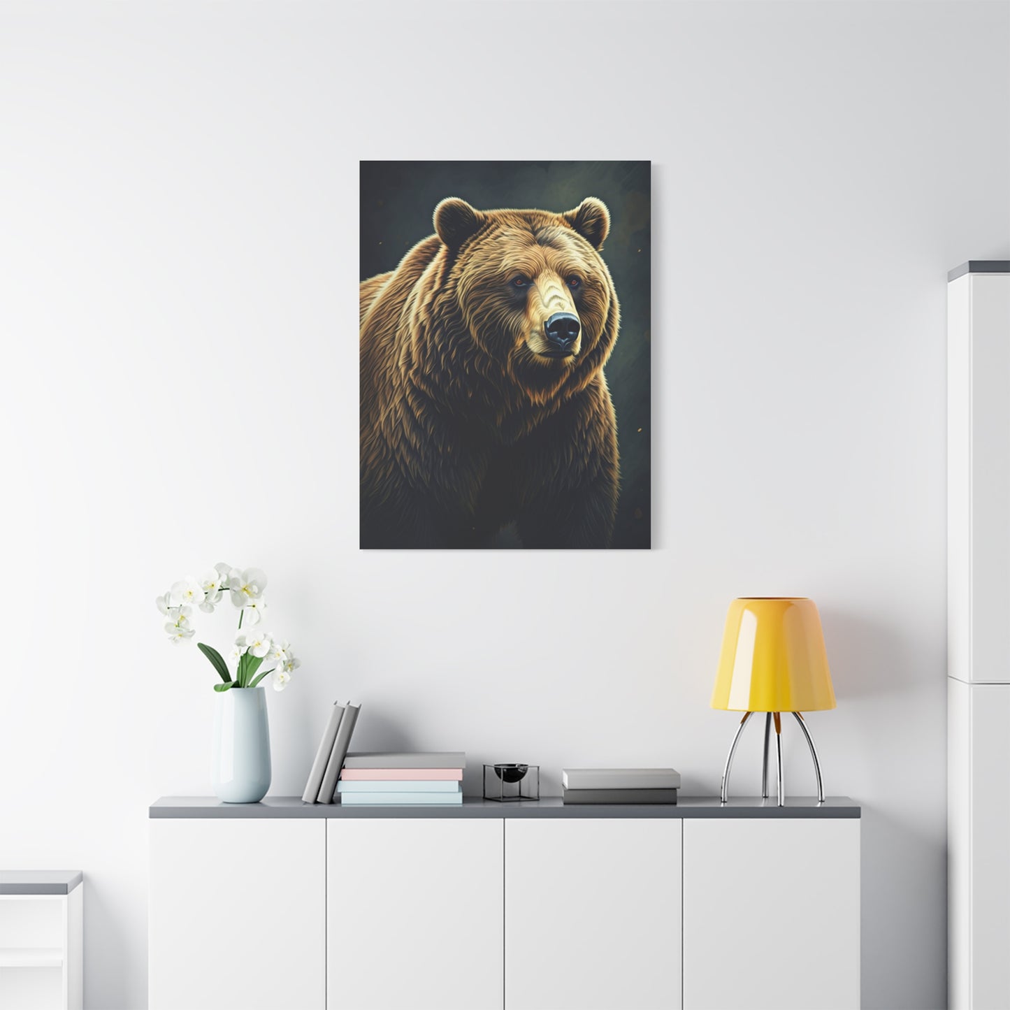 Dramatic Wilderness Grizzly Canvas Wall Art & Canvas Prints