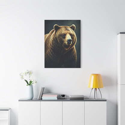 Dramatic Wilderness Grizzly Canvas Wall Art & Canvas Prints