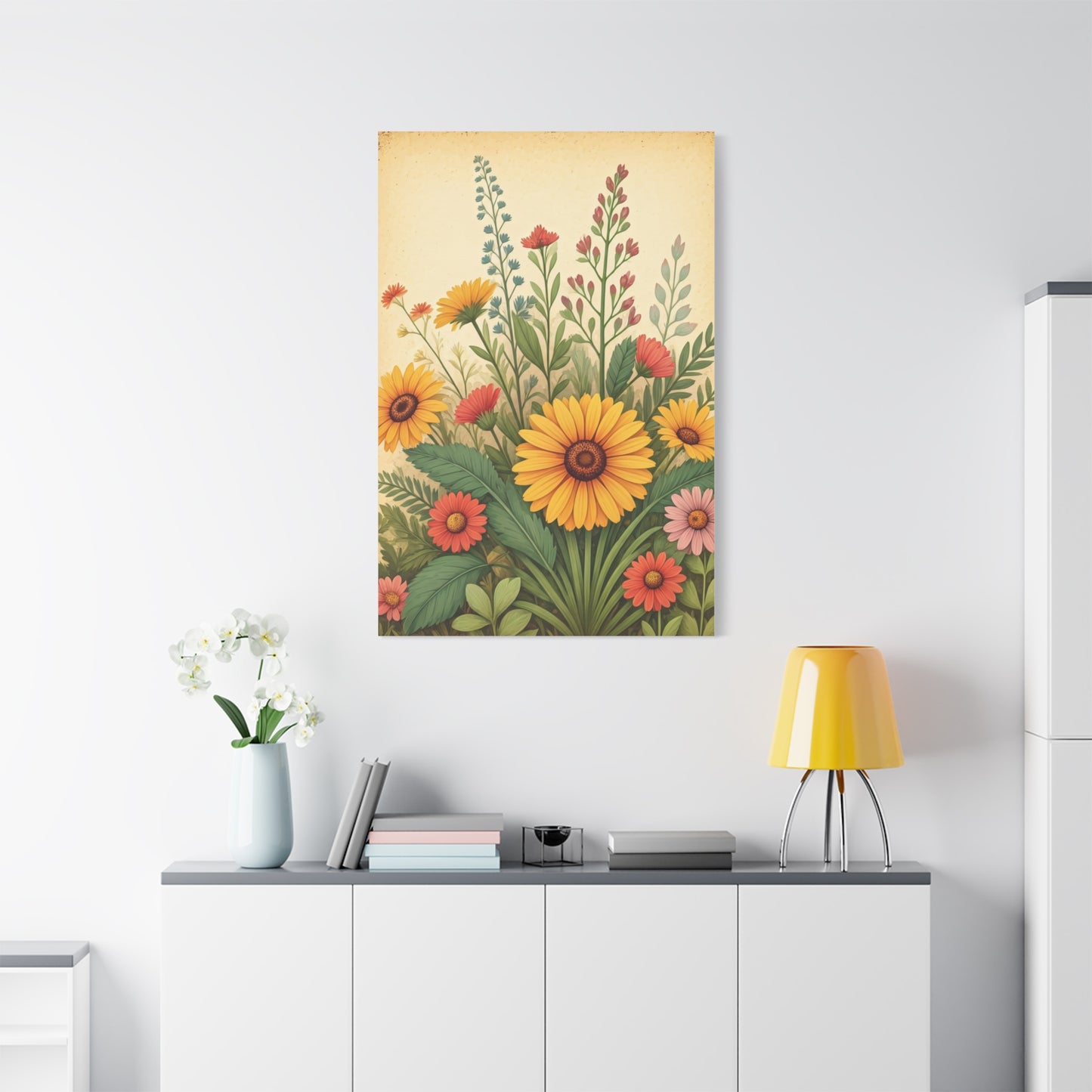 Desert Wildflower Harmony Wall Art & Canvas Prints