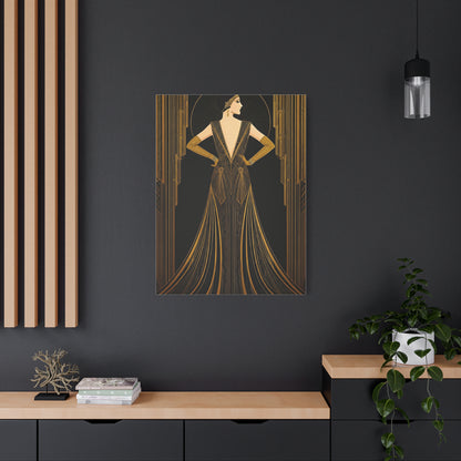 Grand Deco Evening Gown Elegance Wall Art & Canvas Prints