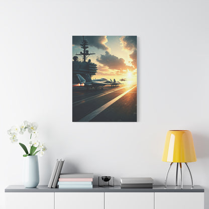 Aircraft Carrier Launch Mission Wall Art & Canvas Prints