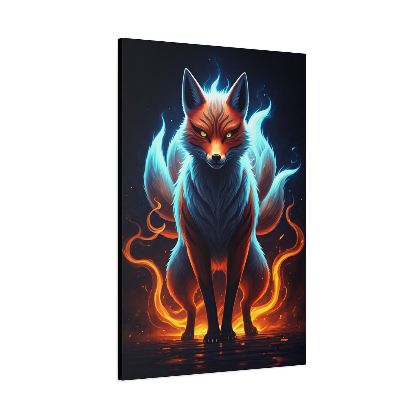 Spirit Flame Fox Wall Art & Canvas Prints