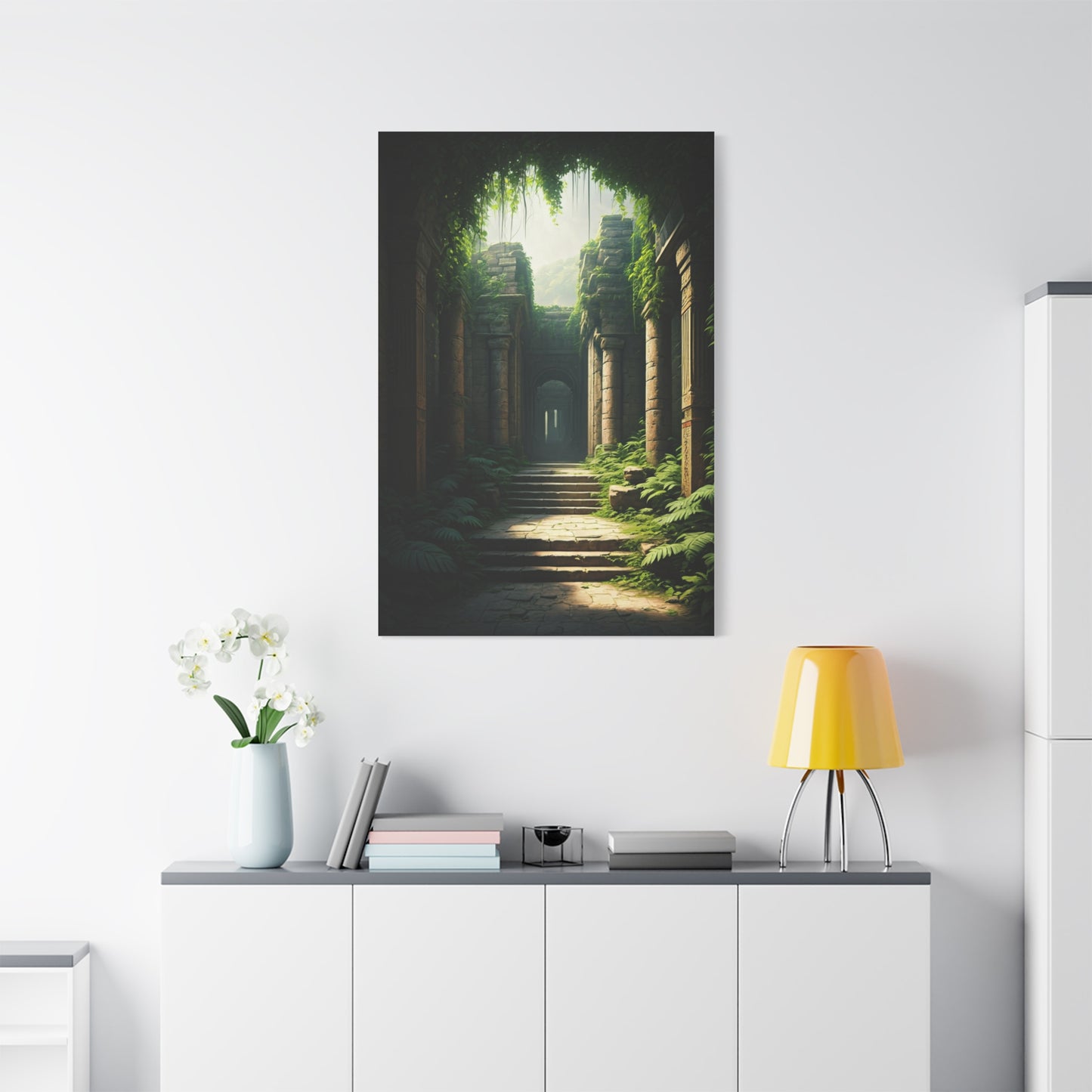 Temple Pathway of Light Wall Art & Canvas Prints