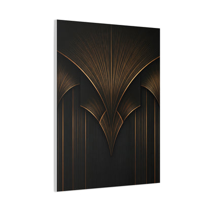 Golden Fan Vault Deco Wall Art & Canvas Prints