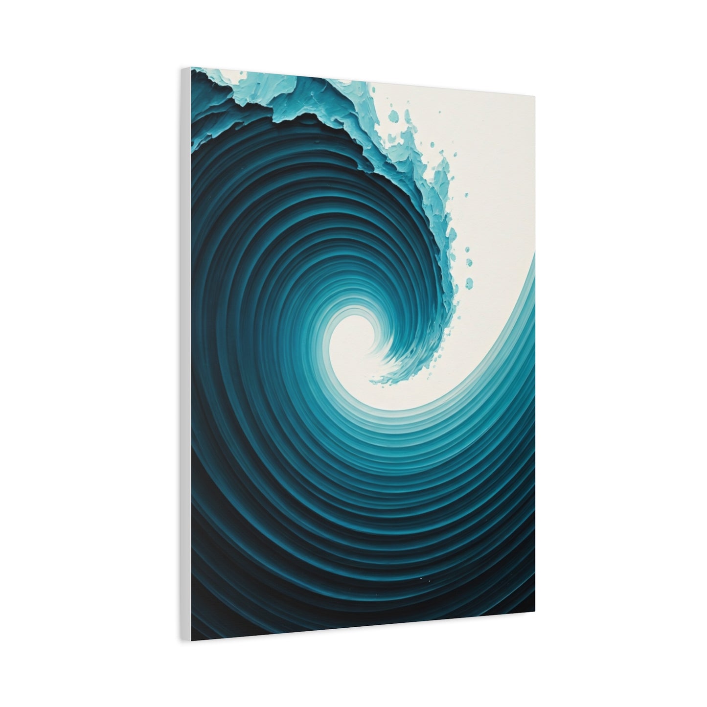 Abyssal Wave Vortex Abstract Wall Art & Canvas Prints
