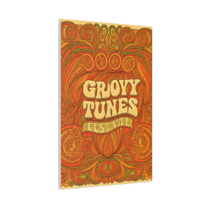 Groovy Tunes Festival Wall Art & Canvas Prints