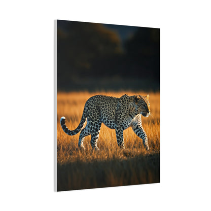 Lone Cheetah in Tall Grass Wilderness Wall Art & Canvas Prints
