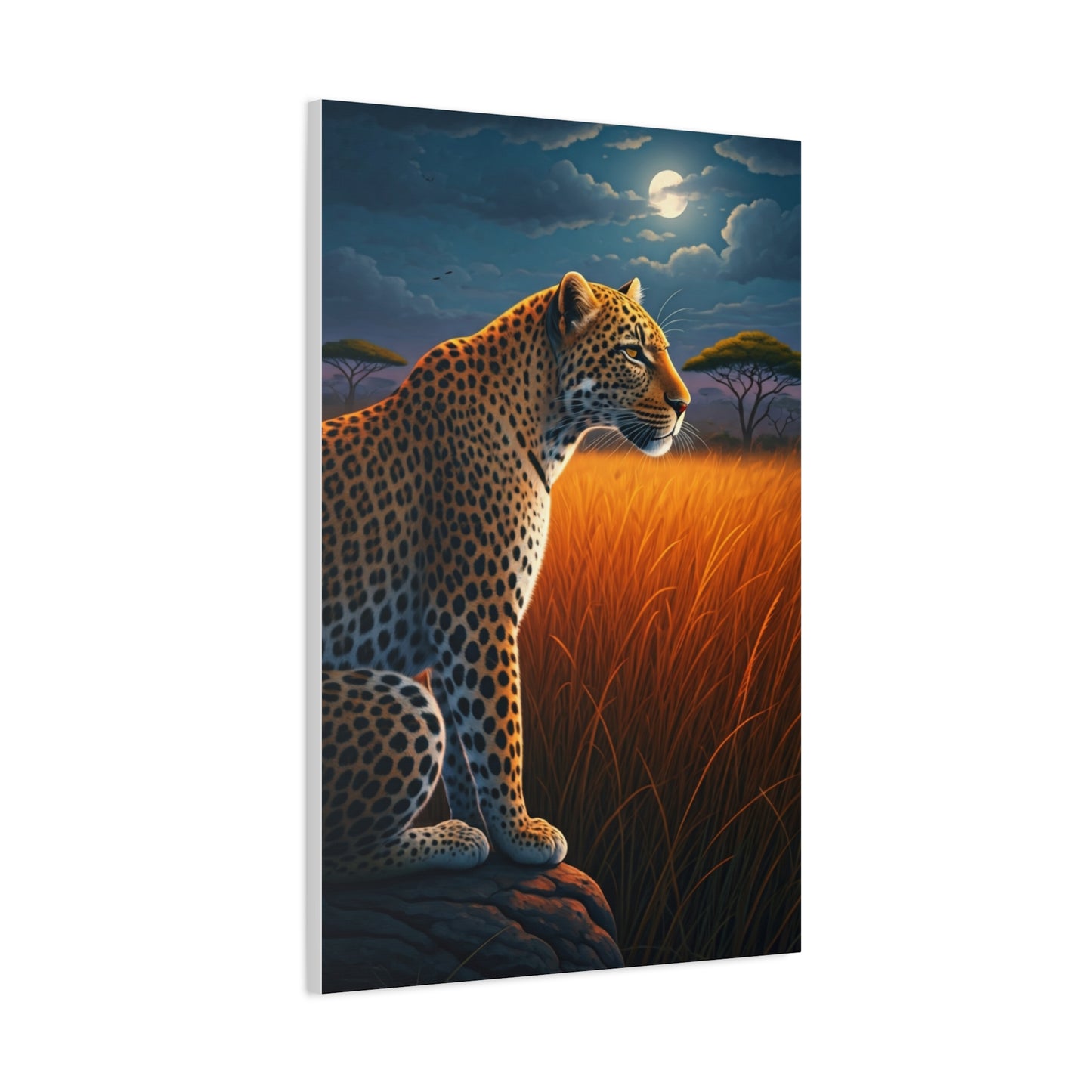 Majestic Leopard at Dusk Wall Art & Canvas Prints