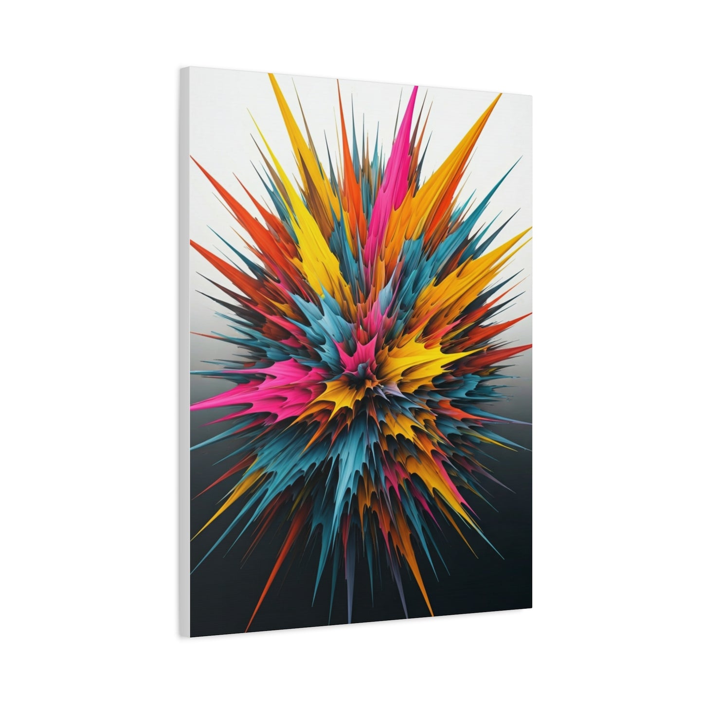 Explosive Color Bloom Abstract Wall Art & Canvas Prints