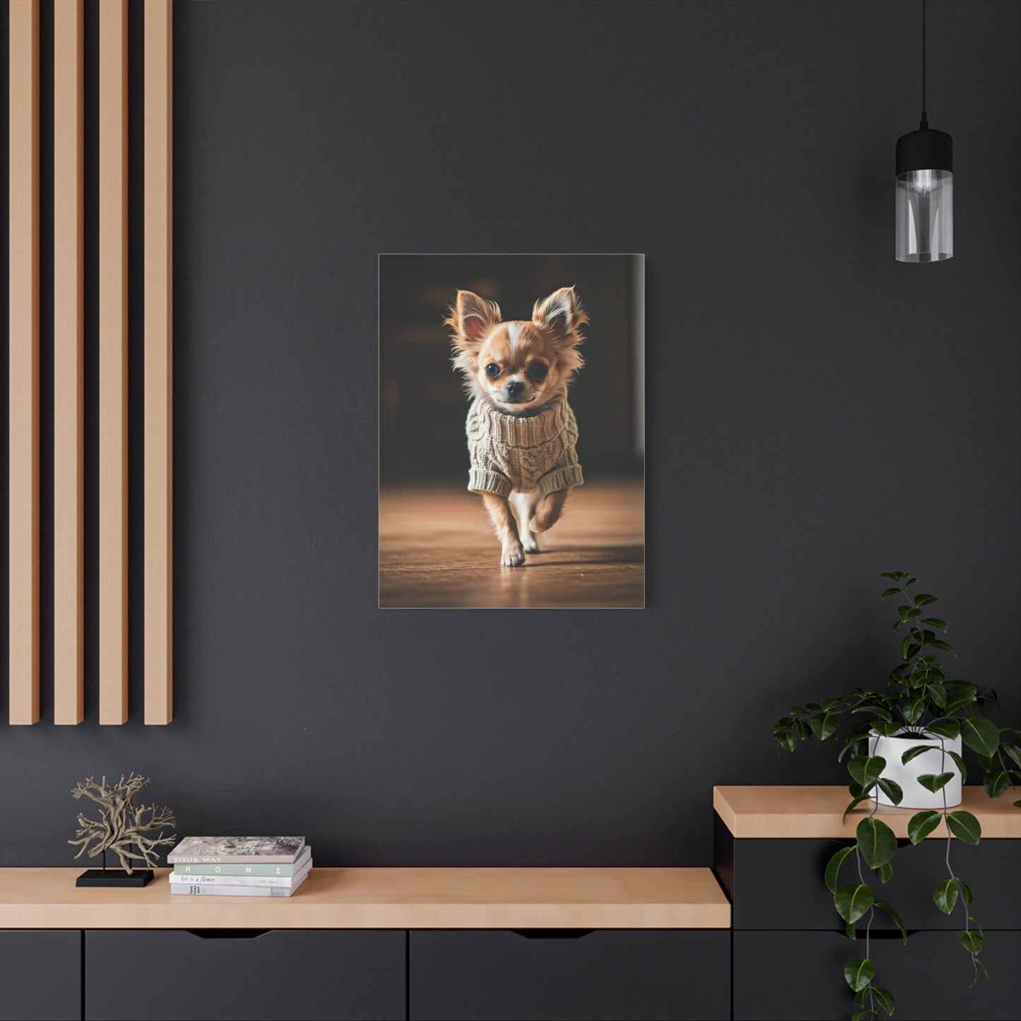 Tiny Stride Chihuahua Wall Art & Canvas Print