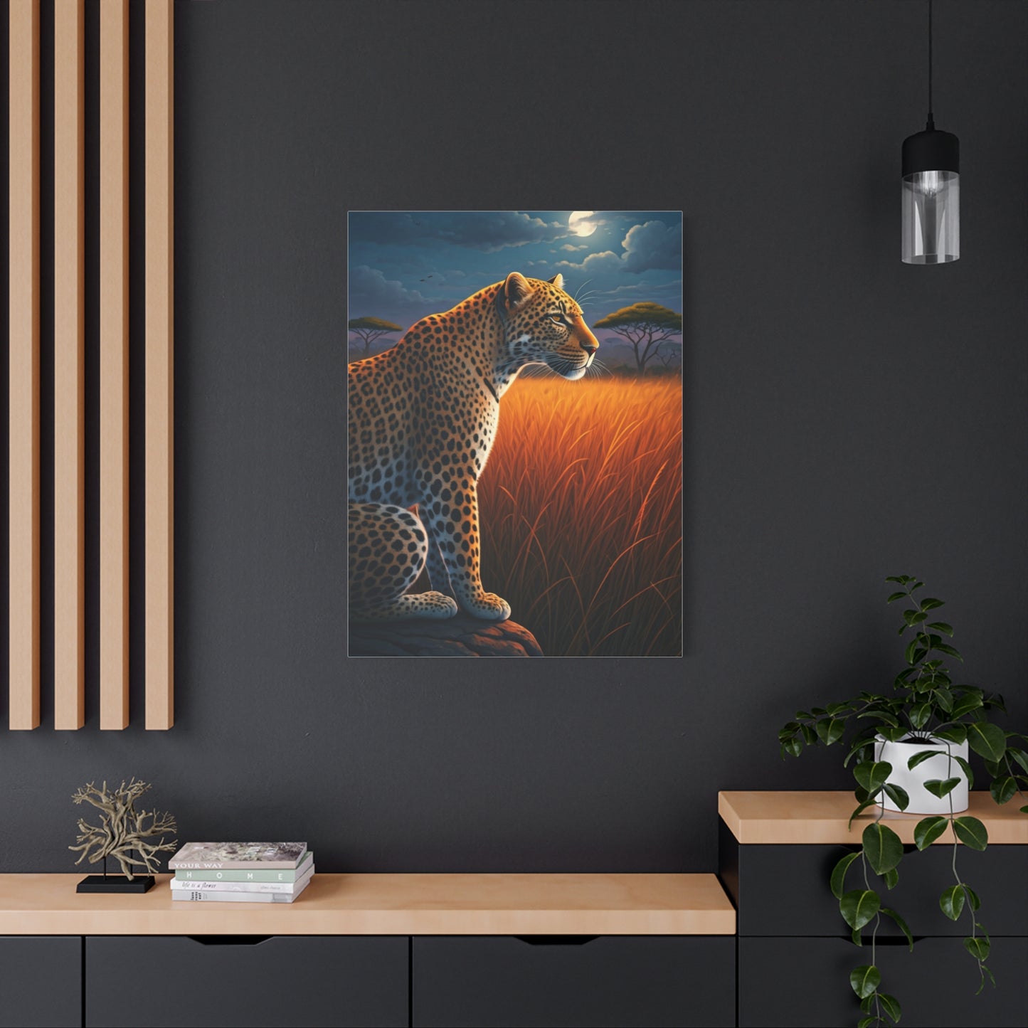 Majestic Leopard at Dusk Wall Art & Canvas Prints