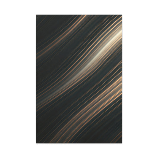 Golden Light Streak Abstract Wall Art & Canvas Prints