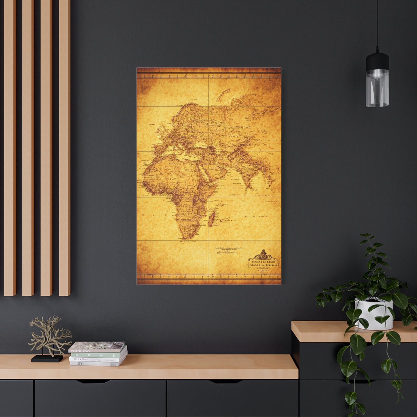 Historic Old World Atlas Map Wall Art & Canvas Prints