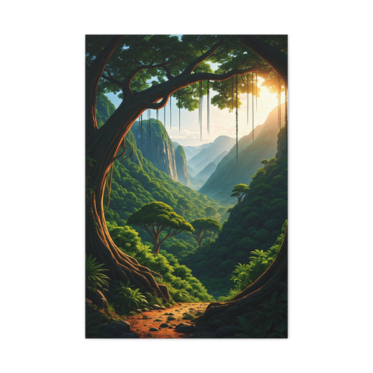 Enchanted Jungle Valley Escape Wall Art & Canvas Prints