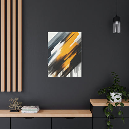 Golden Impact Abstract Wall Art & Canvas Prints