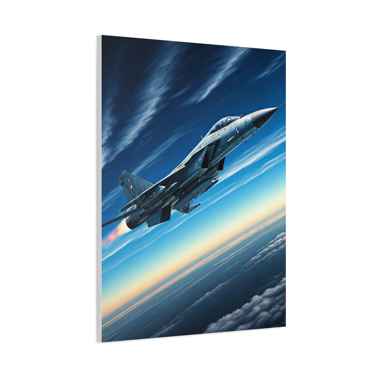 High-Speed Fighter Jet Sky Flight Wall Art & Canvas Prints