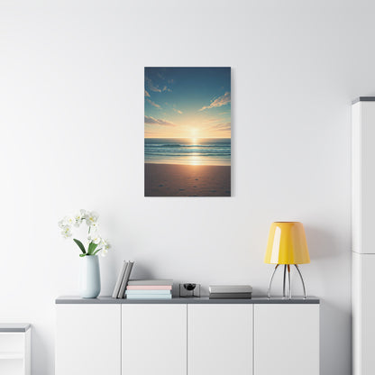 Endless Coastal Dawn Reflection Wall Art & Canvas Prints