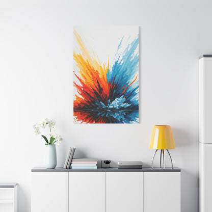 Vibrant Color Burst Abstract Wall Art & Canvas Prints