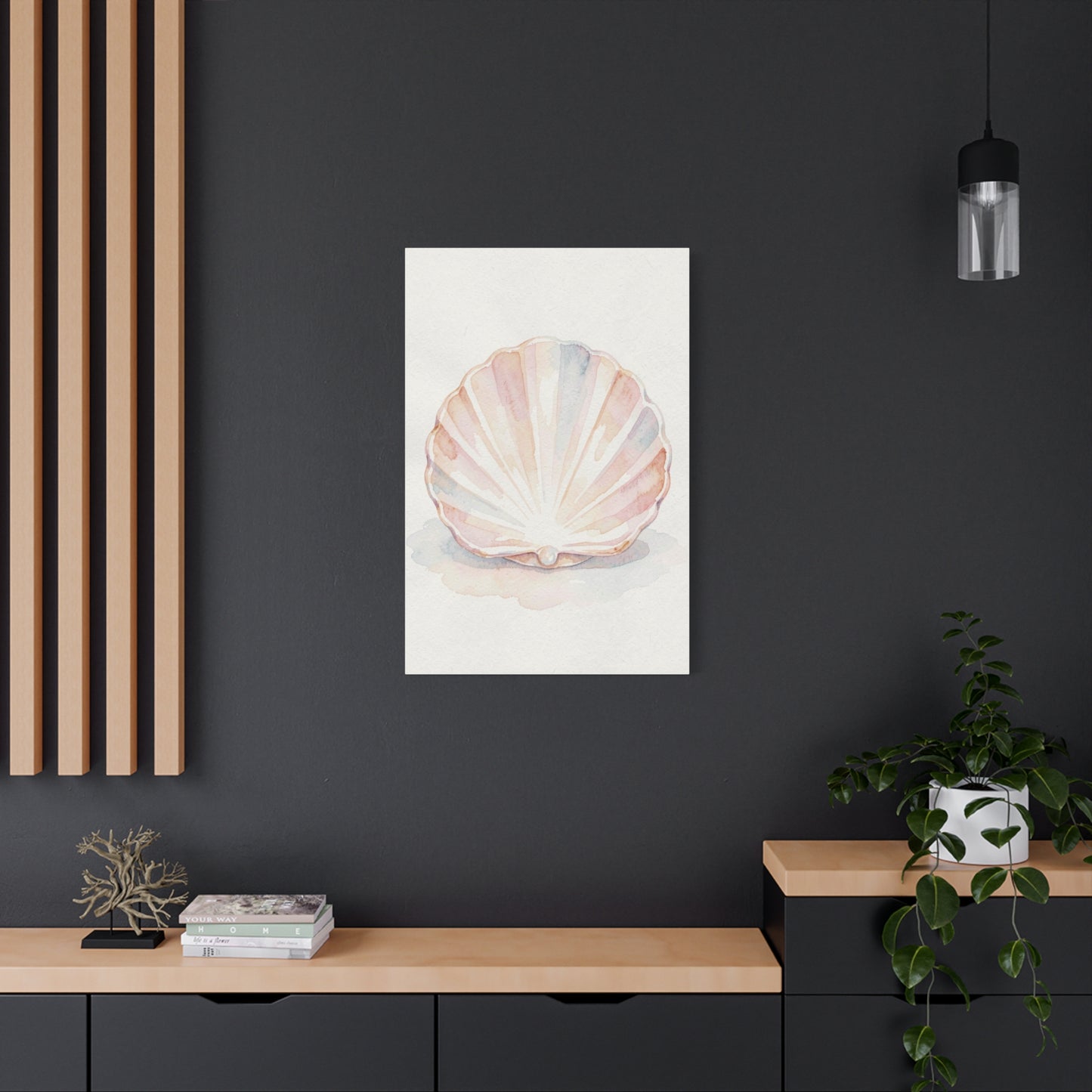 Blush Shell Elegance Wall Art & Canvas Prints