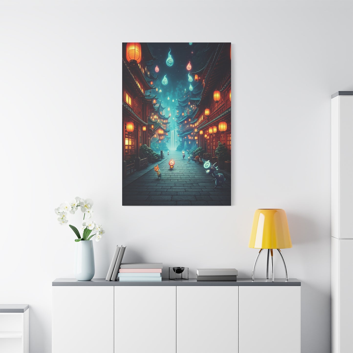 Lantern Spirit Alley Wall Art & Canvas Prints