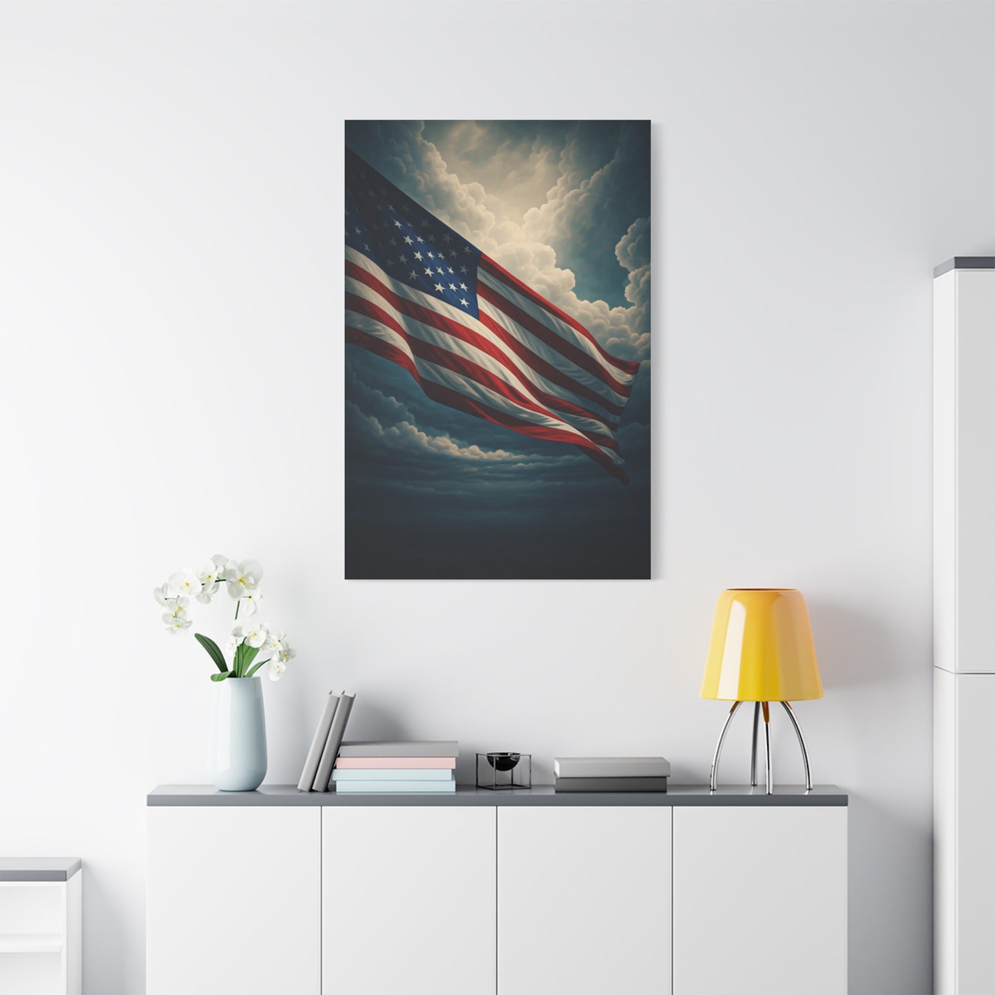 Flag of Hope in the Clouds Wall Art & Canvas Prints.
