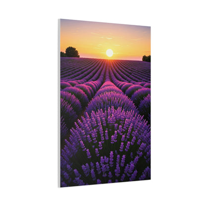 Lavender Fields at Sunset Wall Art & Canvas Prints