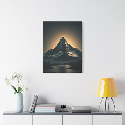 Majestic Peak Glow Wall Art & Canvas Prints