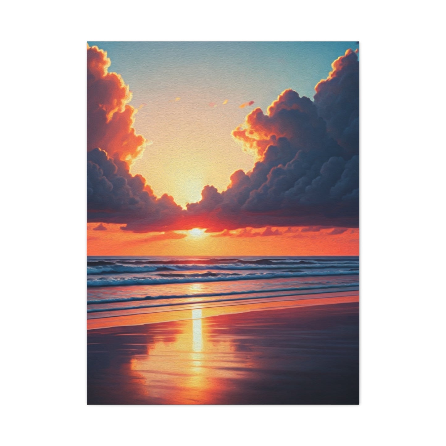 Cloud Framed Horizon Sunset Wall Art & Canvas Prints