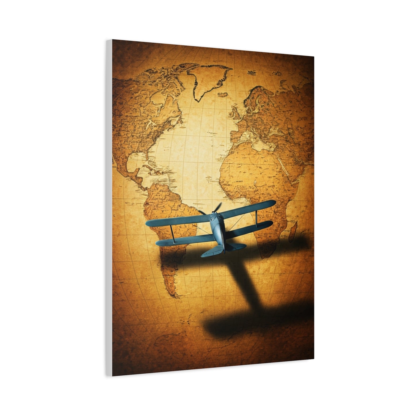 Antique Twin Hemisphere Map Wall Art & Canvas Prints