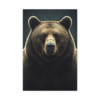Intense Bear Gaze Wildlife Wall Art & Canvas Prints