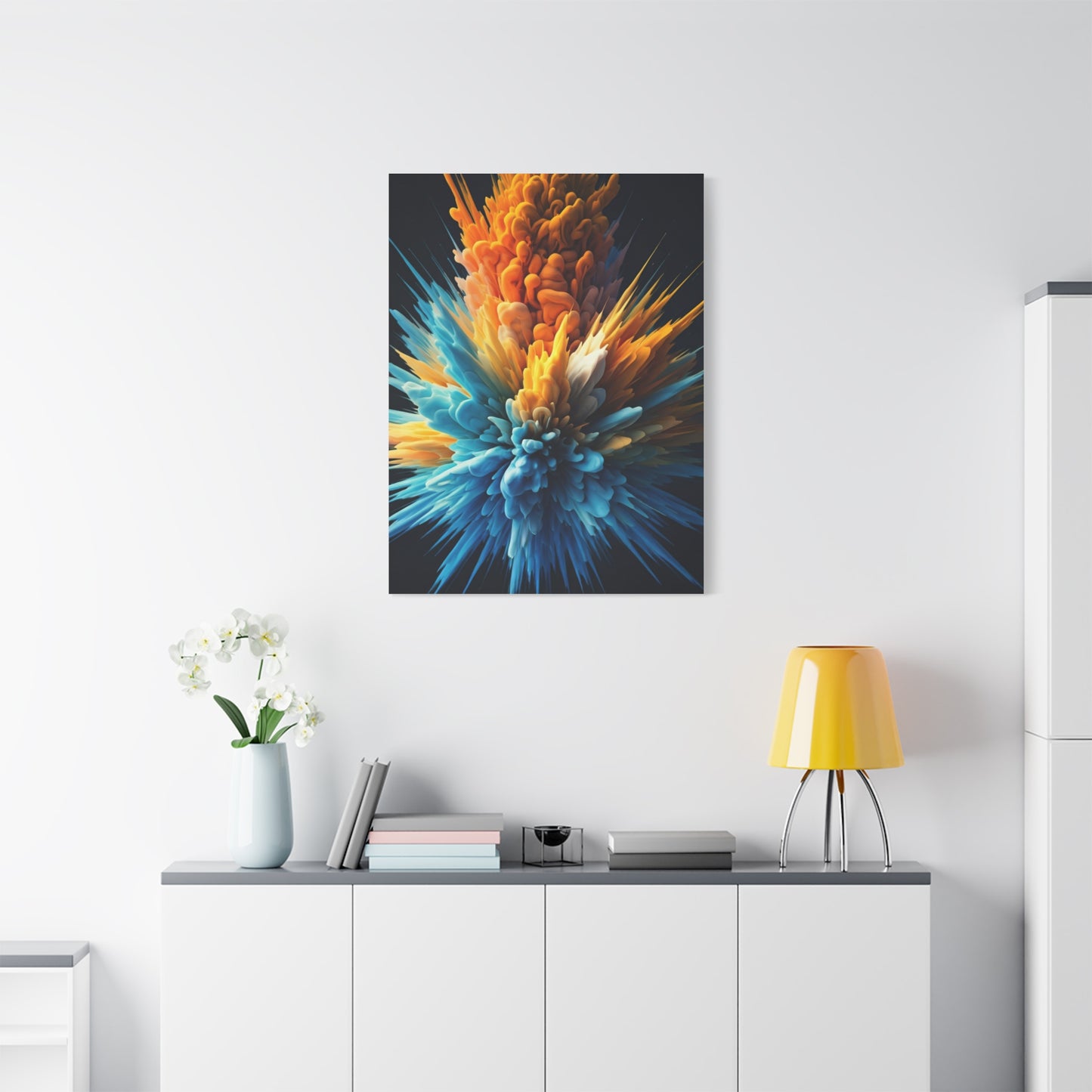 Radiant Color Explosion Abstract Wall Art & Canvas Prints