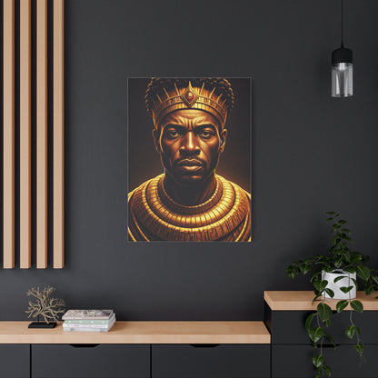 Golden Sovereign King Portrait Wall Art & Canvas Prints
