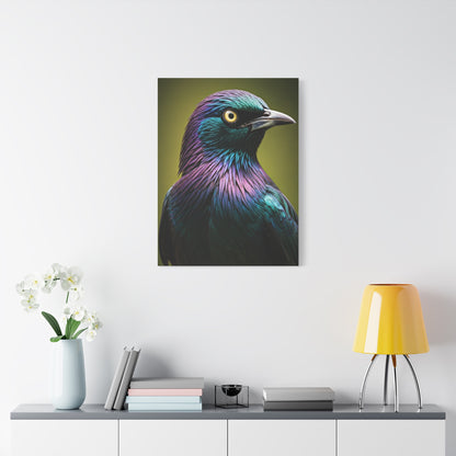 Iridescent Pigeon Portrait Wall Art & Canvas Prints