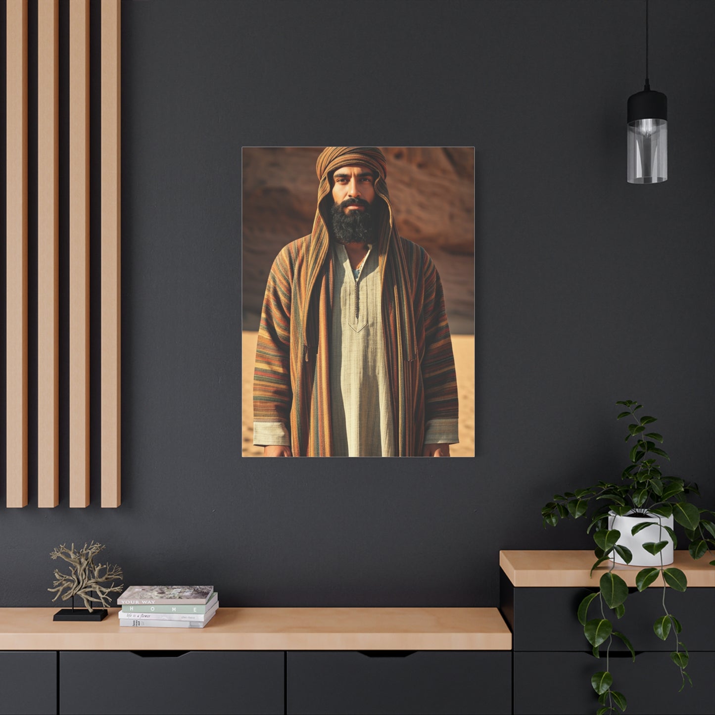 Desert Nomad Serenity Portrait Wall Art & Canvas Prints