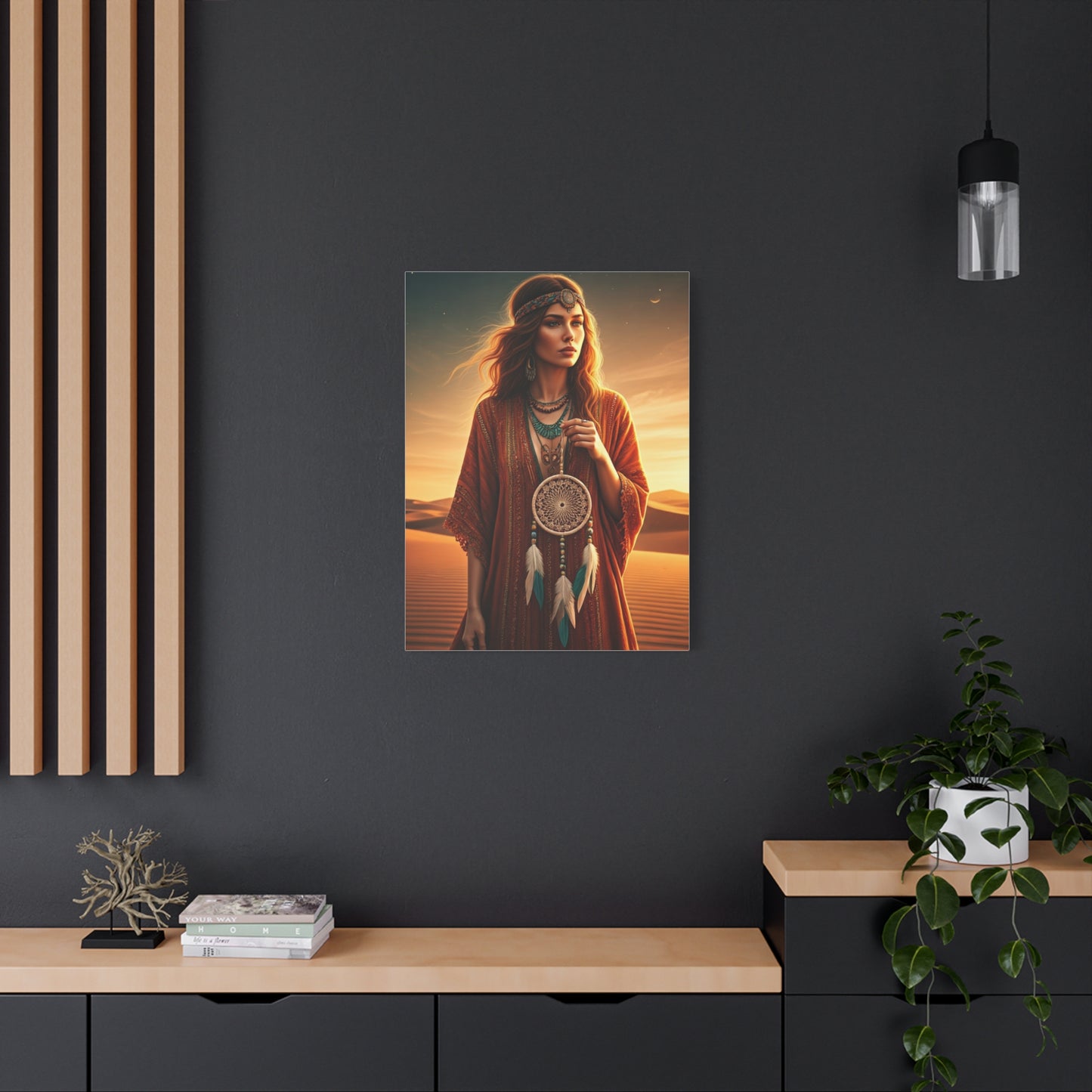 Desert Dreamer with Dreamcatcher Wall Art & Canvas Prints